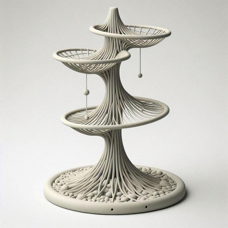 Home Decoration Piece 3D Print – Modern Decorative Sculpture for Living Room, Office, or Gift