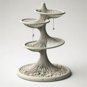 Home Decoration Piece 3D Print – Modern Decorative Sculpture for Living Room, Office, or Gift