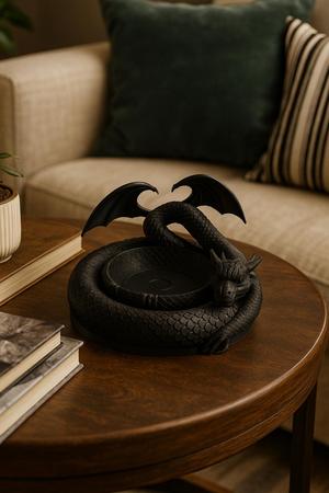 Shadowcoil Dragon Tray  – Stylish Fantasy Organizer