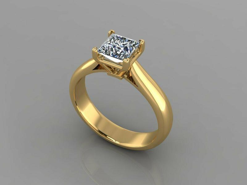 Solitaire Wedding Diamond Ring R73