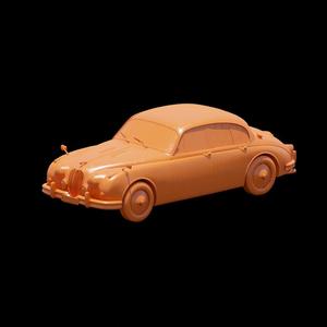 1959 Jaguar MK2 3D Model