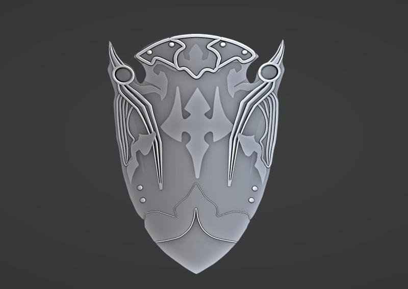 Final Fantasy XIV Holy Shield 3D Model for printing