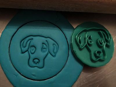 Cookie stamp + cutter -  Catahoula Leopard dog I