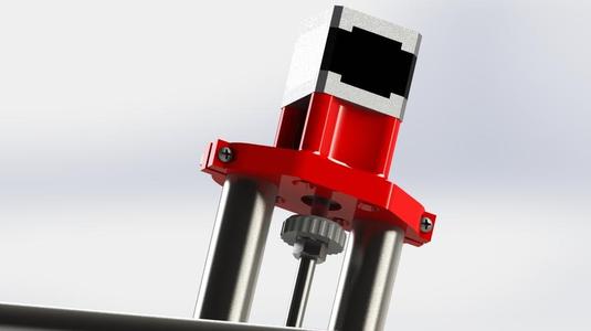 -old- Mostly Printed CNC -Add On- Z Adjust Knob