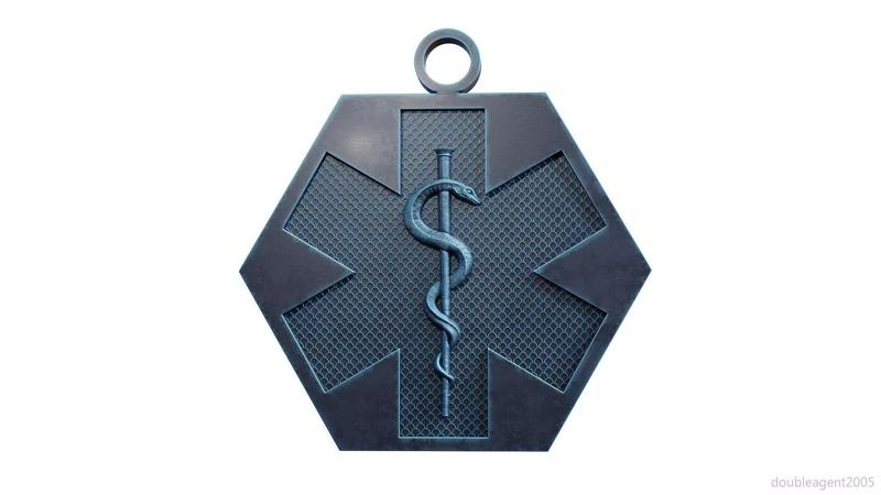 Star of Life - Emergency Medical Services Pendant EMS