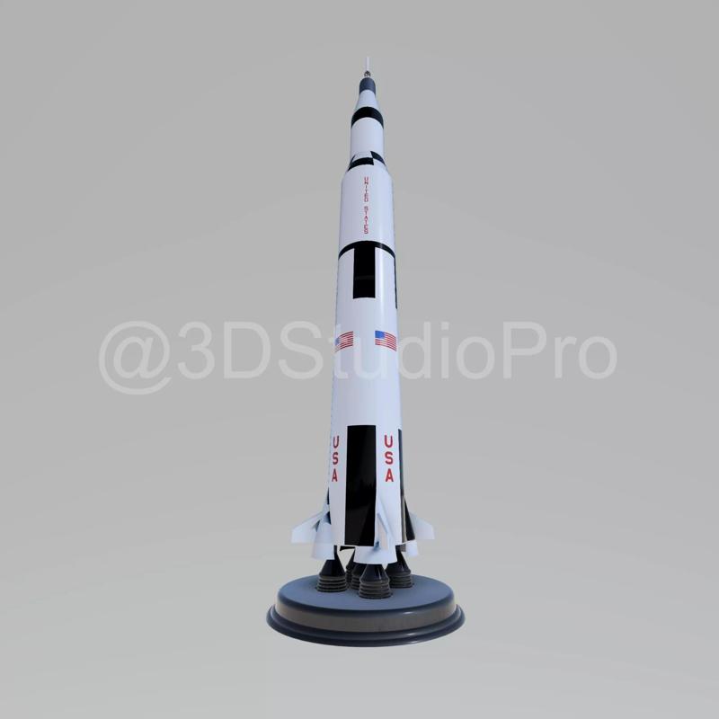 SATURN V ROCKET - NASA APOLLO MISSIONS