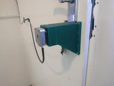 ANY Room electric door locking device using NEMA17 and matrix keypad