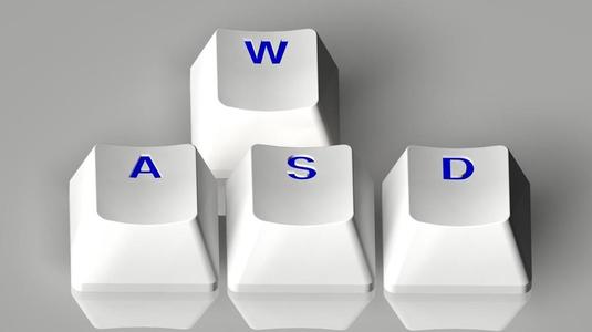 WASD Keycaps inc blanks