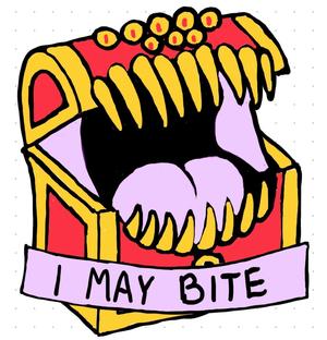 DND Keychain - Biting Mimic