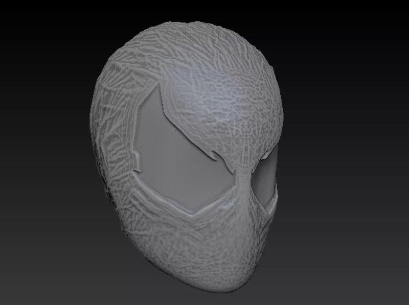 symbiote spiderman v4 headsculpt
