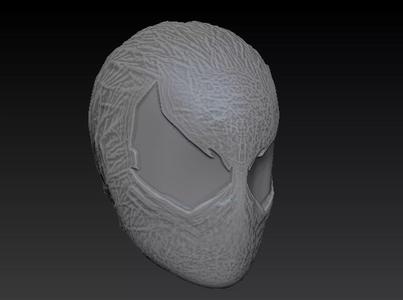 symbiote spiderman v4 headsculpt