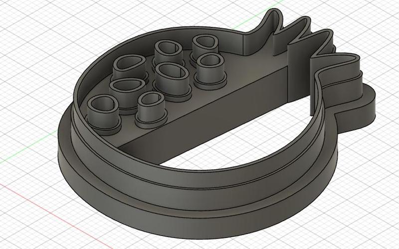 pomegranate clay cutter