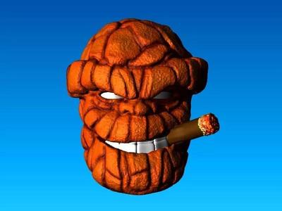 THE THING LA MOLE FANTASTIC FOUR CUSTOM ACTION FIGURE MARVEL