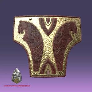 Theoden Hip Armor lord of the rings 3D DIGITAL DOWNLOAD