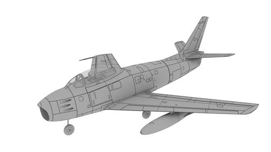 F-86A Sabre RC 70mm EDF V1.5  - Testfiles