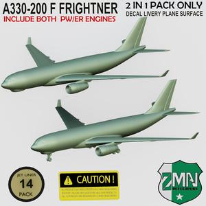 A330-200F (ER/PW)  V2  ( 2 IN 1)