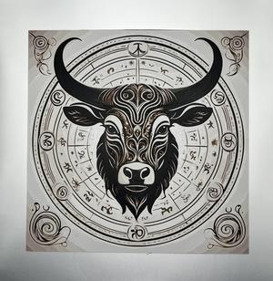 Taurus Zodiac Hueforge
