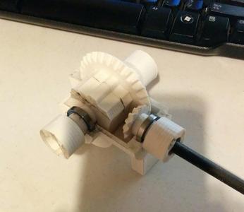 RC - Herringbone Pinion and Main Spur Gear + Dogbone U-Joint + Rear Differential