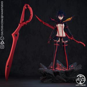 Free STL Ryuko Matoi Scissor Blade