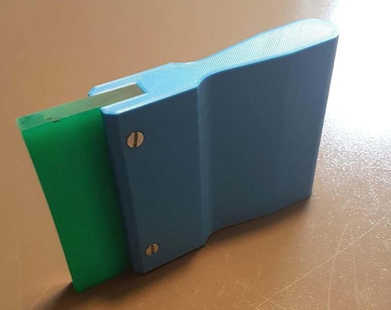 Screen Printing Squeegee Blade Holder (Racle Sérigraphie)