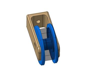 Geeetech Pulley and stretcher for Y axis with 608 Skate bearing 