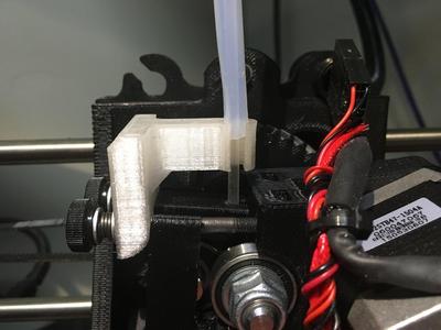 Lulzbot filament tube holder remix
