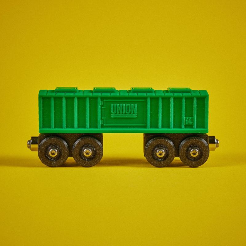 Grain Wagon for Toy Train BRIO IKEA compatible