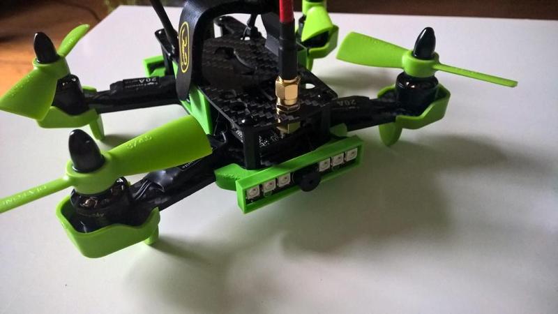 Diatone ZMR 160, 180, 200 WS2812 5050 RGB LED / Buzzer Holder & Bumper 