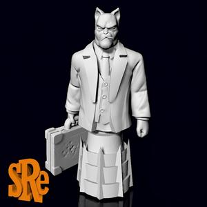 Blacksad Bust