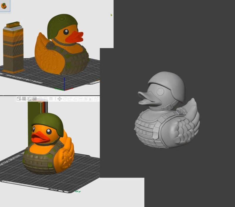 military / soldier Duck