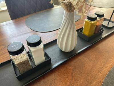 Spice holder for rectangular Amazon jars - practical table storage for your everyday life