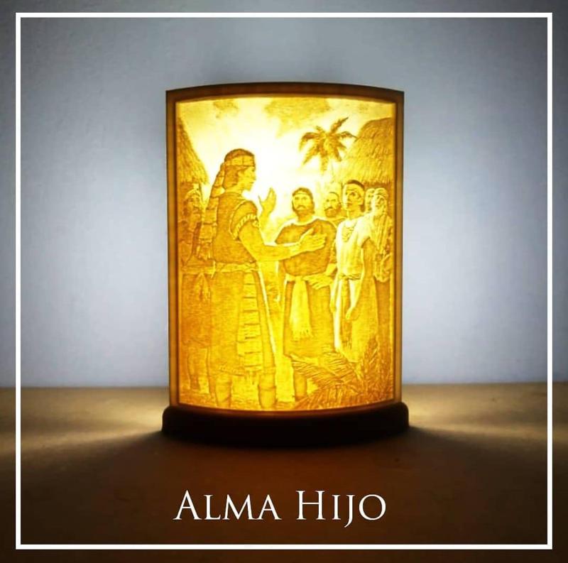 Alma Hijo Litofania LDS with stand