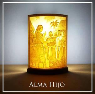 Alma Hijo Litofania LDS with stand