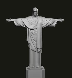 Christ the Redeemer Statue 3D print model