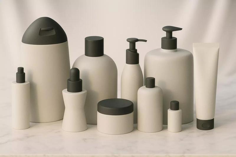 Complete Cosmetic Bottle 3D Model Pack  11 Skincare Containers