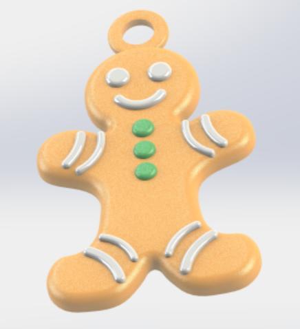 gingerbread man ornament