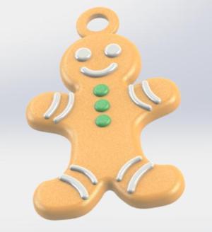 gingerbread man ornament