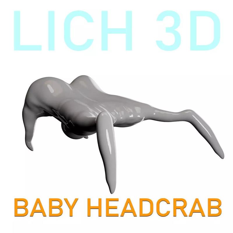 Baby Headcrab STL 3D PRINT
