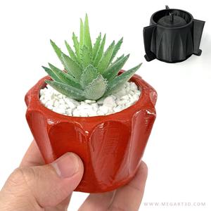 Planter pot mold - include pot file for print