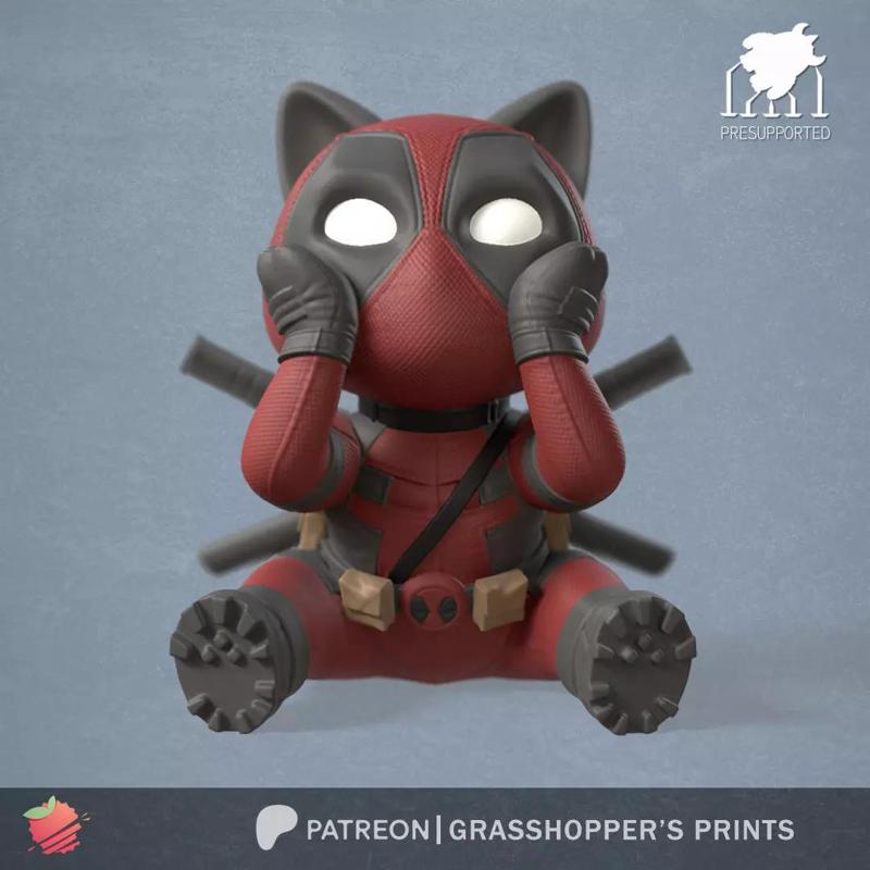 Catpool aka Deadpool Cat