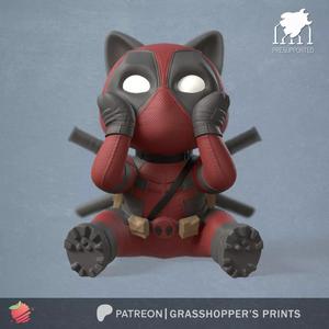 Catpool aka Deadpool Cat