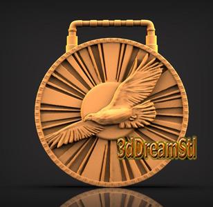 Stunning Eagle STL model, CNC router engraver, artcam, aspire, CNC files, wood, art, wall decor, CNC