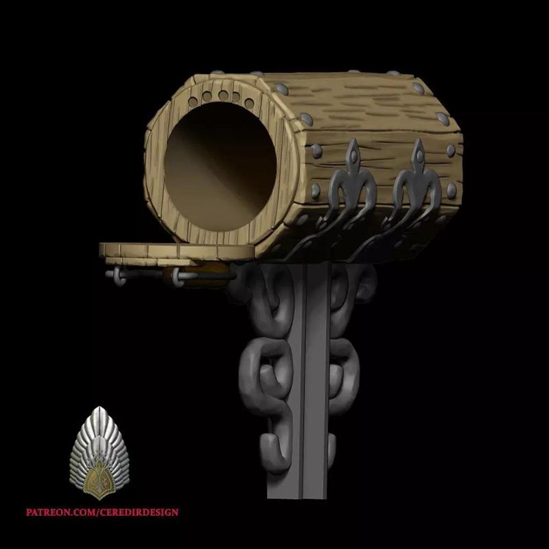 Bilbo Bag End Mailbox lord of the rings 3D DIGITAL DOWNLOAD