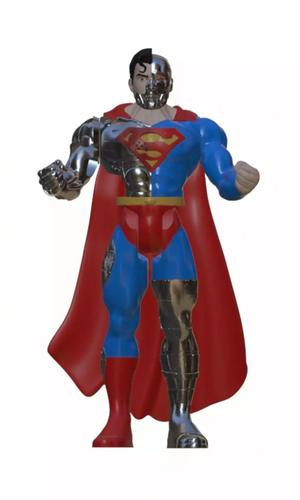 Cyborg Superman MOS Man of Steel figure  Superpowers