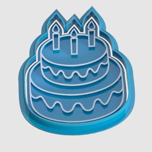 Cookie cutter, cake