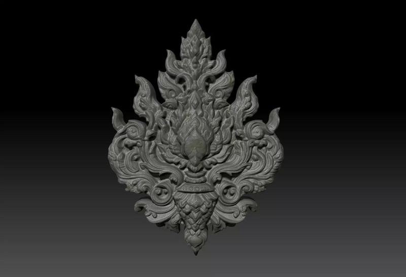 Thai Ornament Decor Bas Relied 05 - 231005