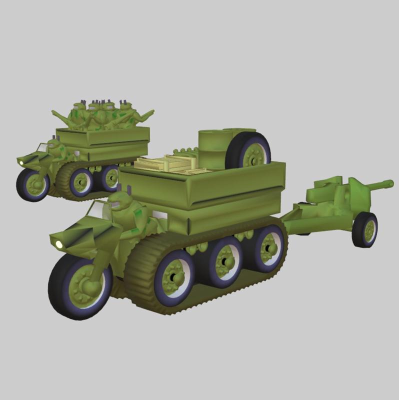 Motochenille for wargames