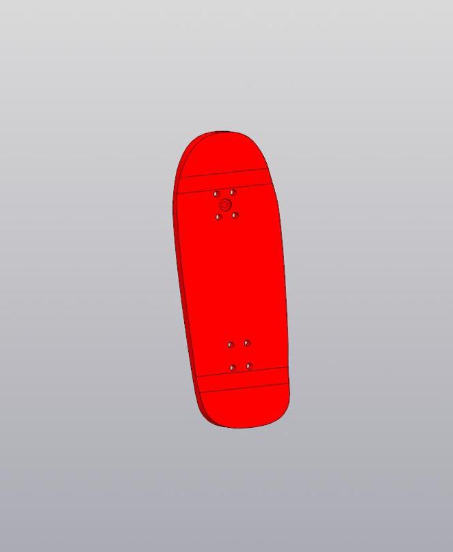 Pool 34mm shape for low fingerboard mold