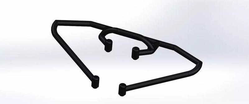 Team Associated SC10 T4 Front Bumper Brace Assembly KIT ASC9816