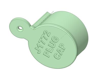 J1772 Plug and Receptacle (Vehicle) Cap